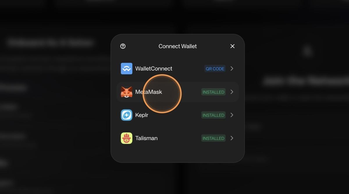 Wallet connected — address auto-filled